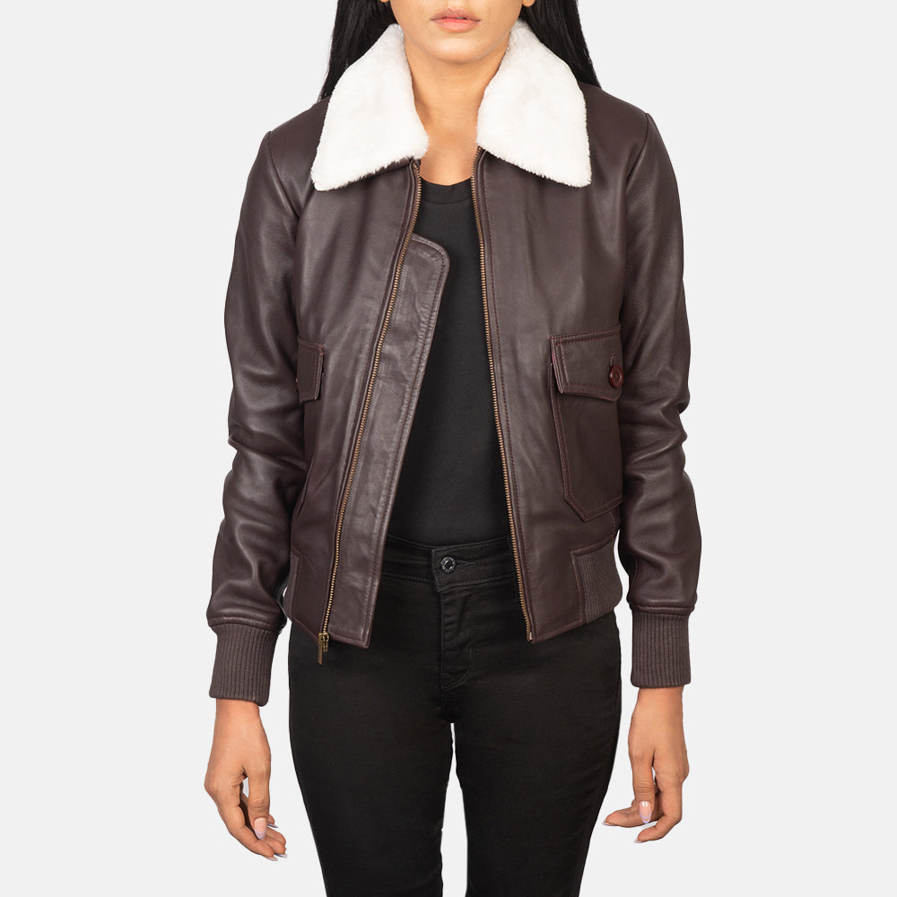 Maroon bomber jacket womens shop